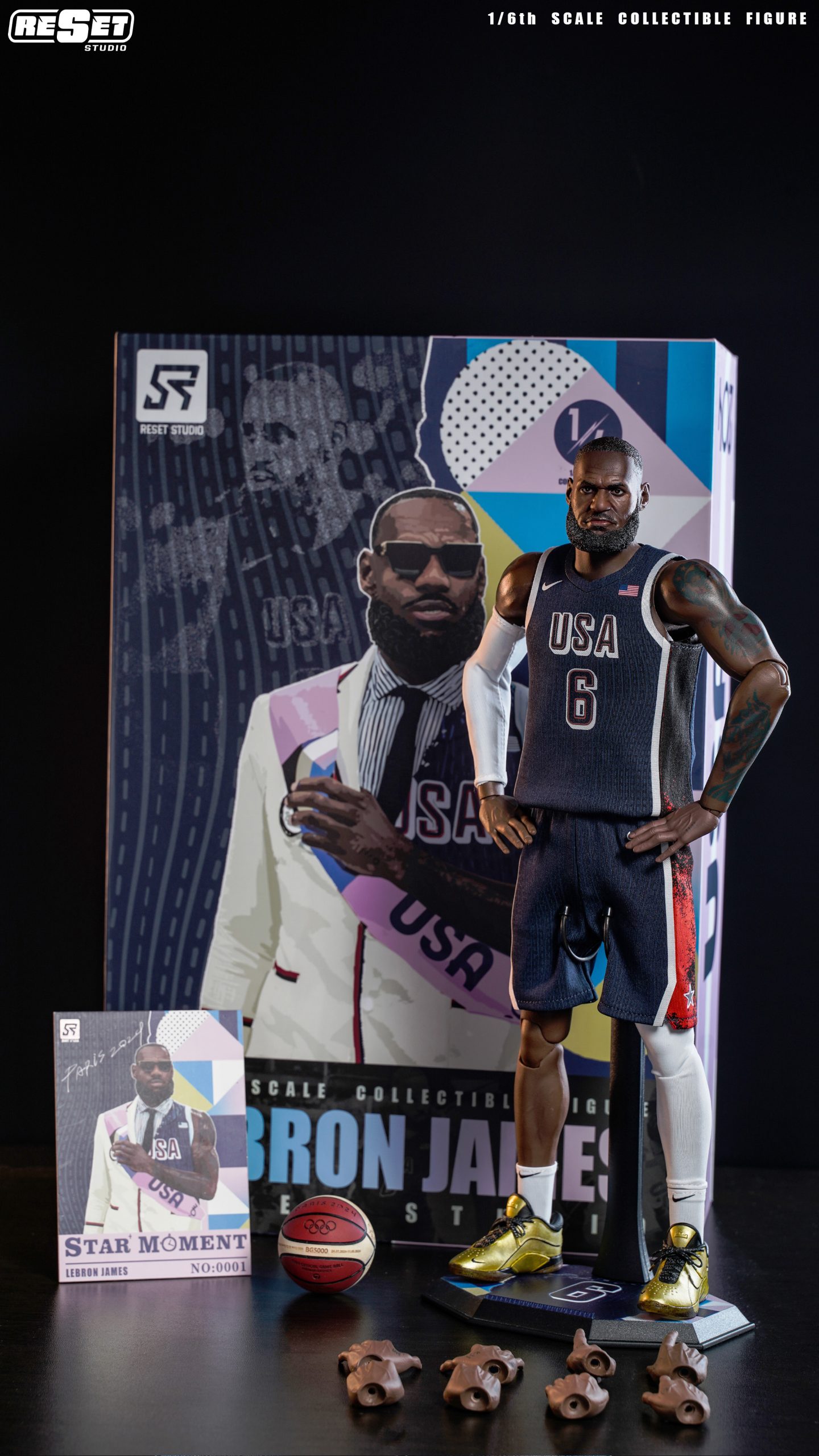Reset Studio - Team USA Olympics James 1/6 Collectible Action Figure