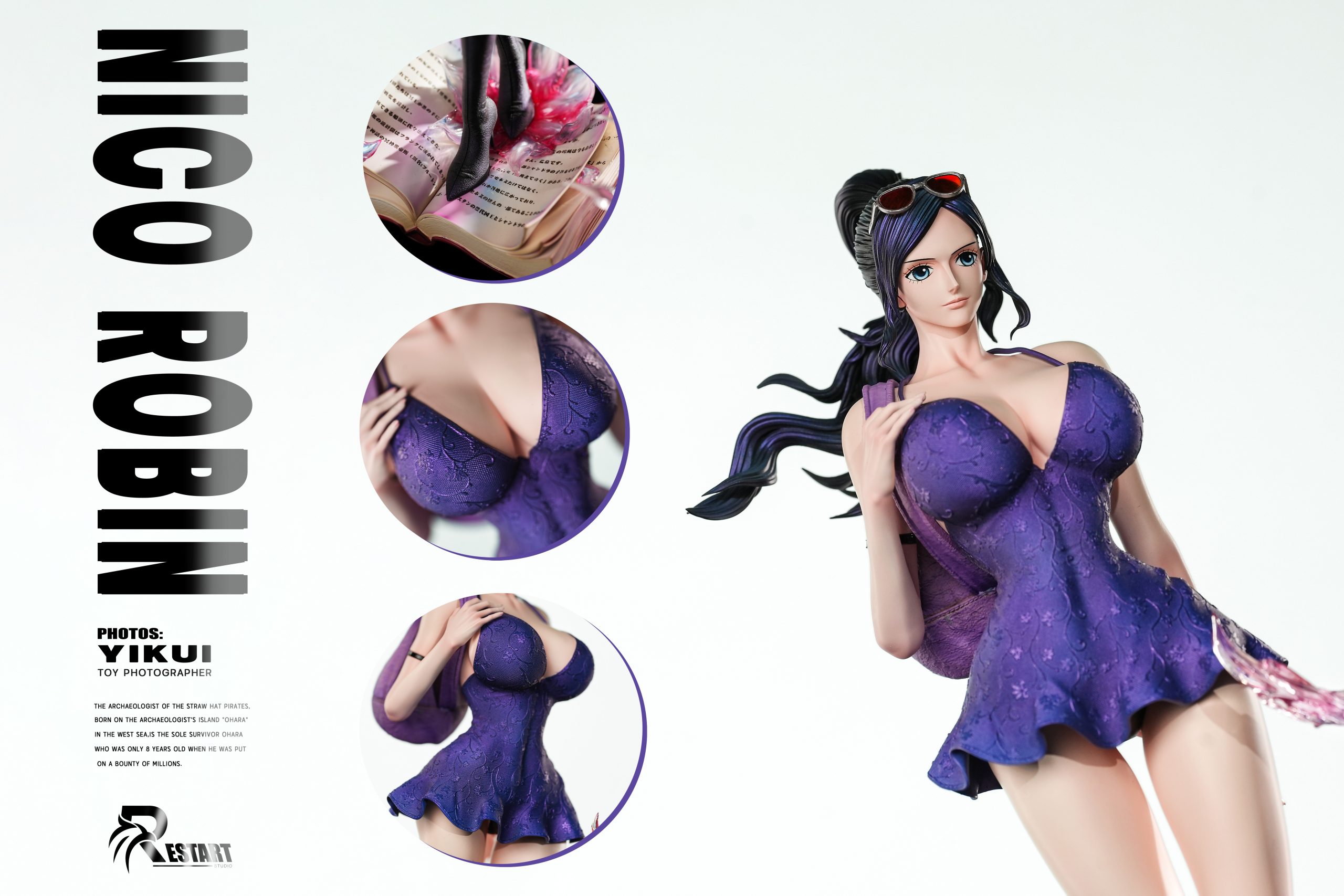 Restart Studio - One Piece Nico Robin Book Effects