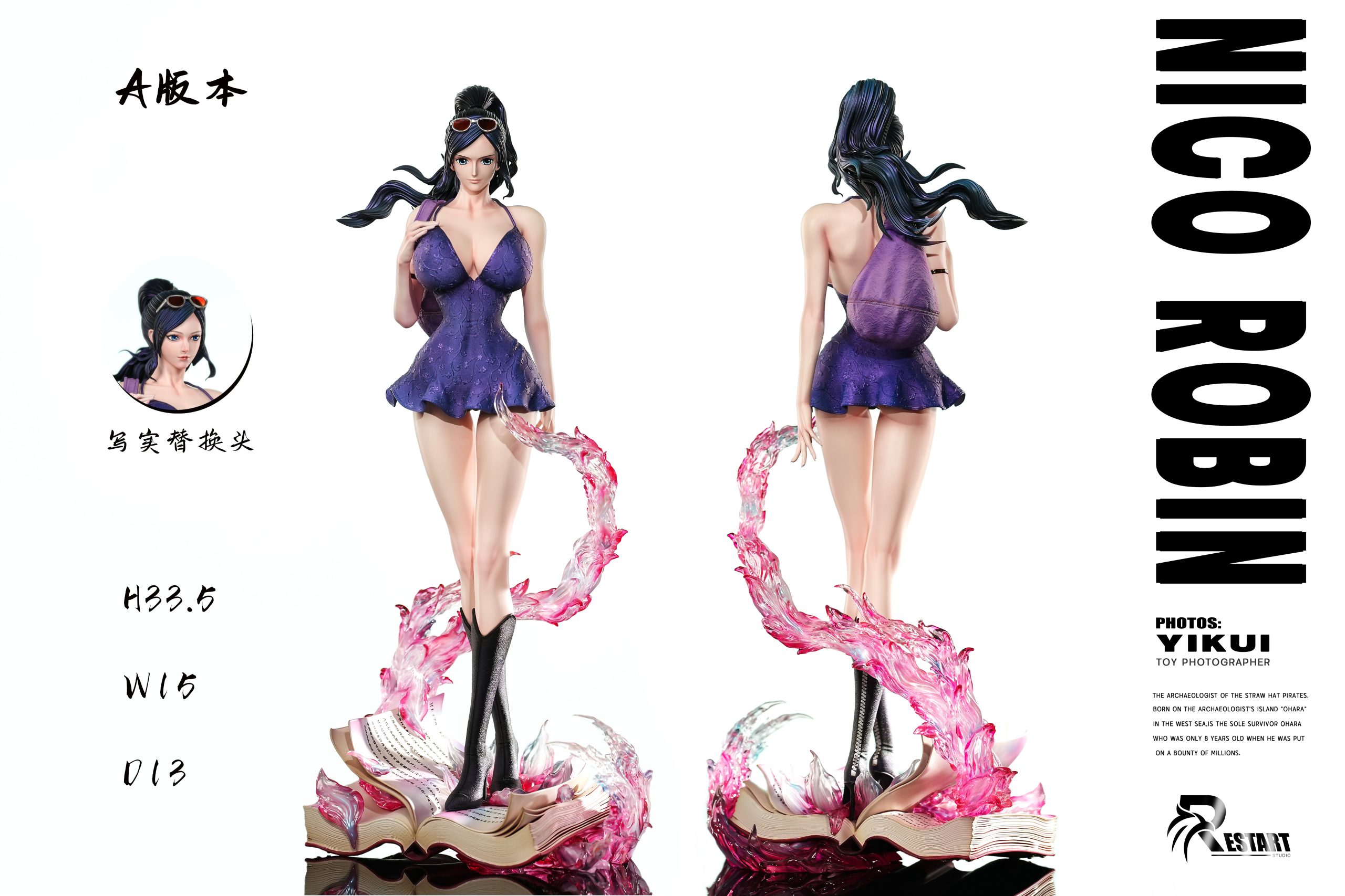 Restart Studio - One Piece Nico Robin Book Effects