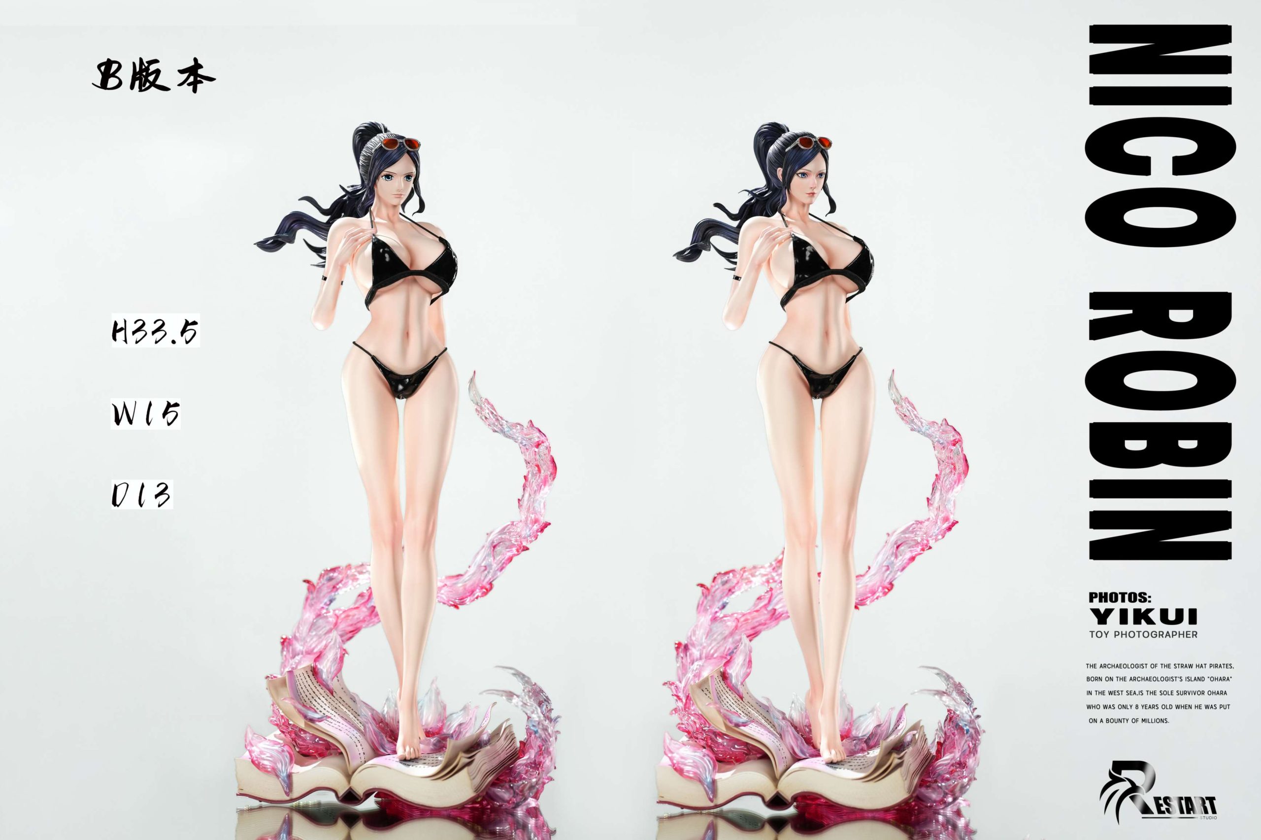 Restart Studio - One Piece Nico Robin Book Effects