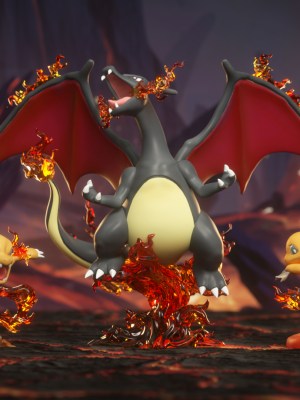Rs Studio - Pok??mon First Batch Charmander Evolution Set Rs Studio - Pok??mon First Batch Charmander Evolution Set
