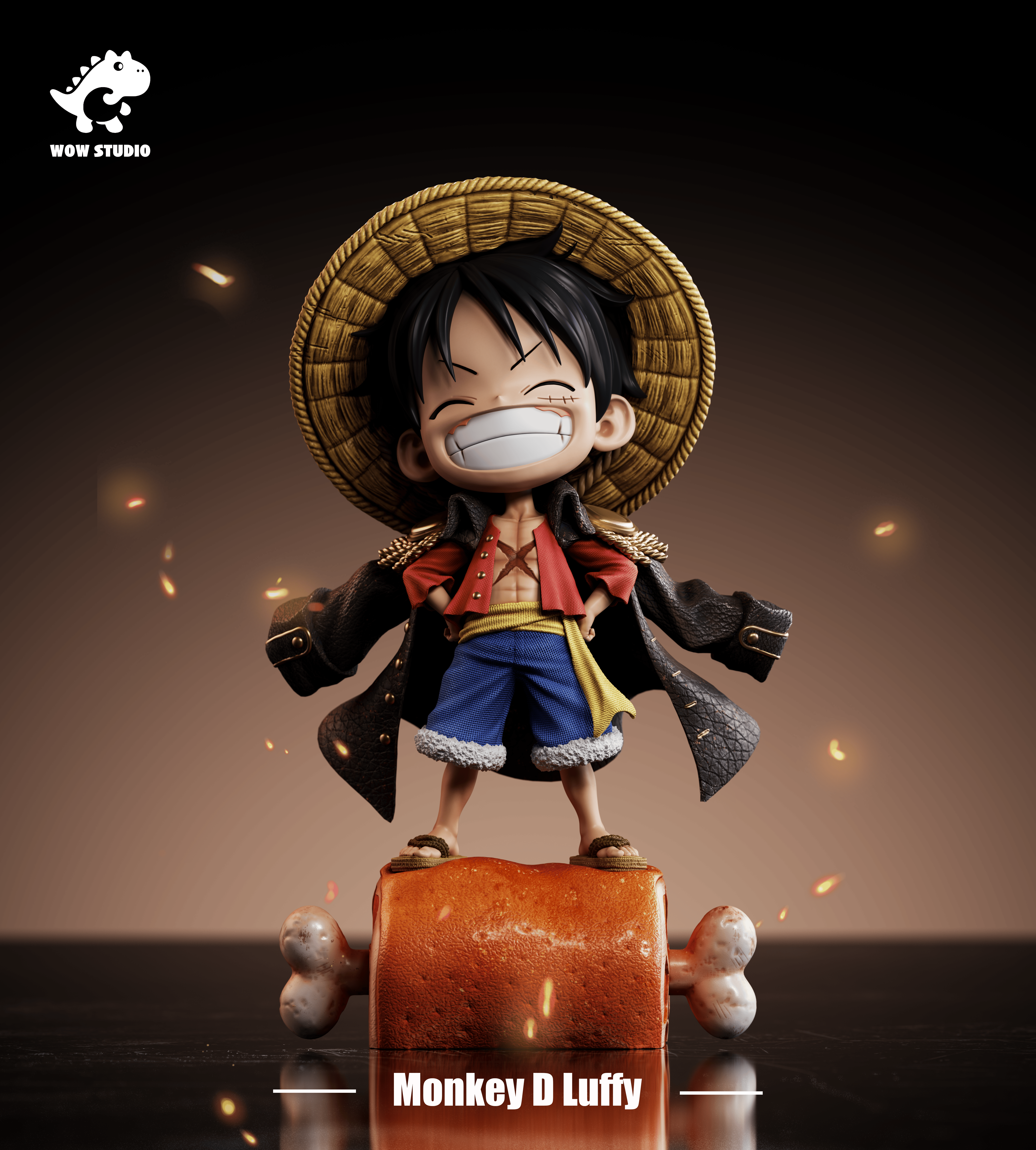 WOW Studio - One Piece Pirate Straw Hat Series 1st Release BBQ Little Luffy