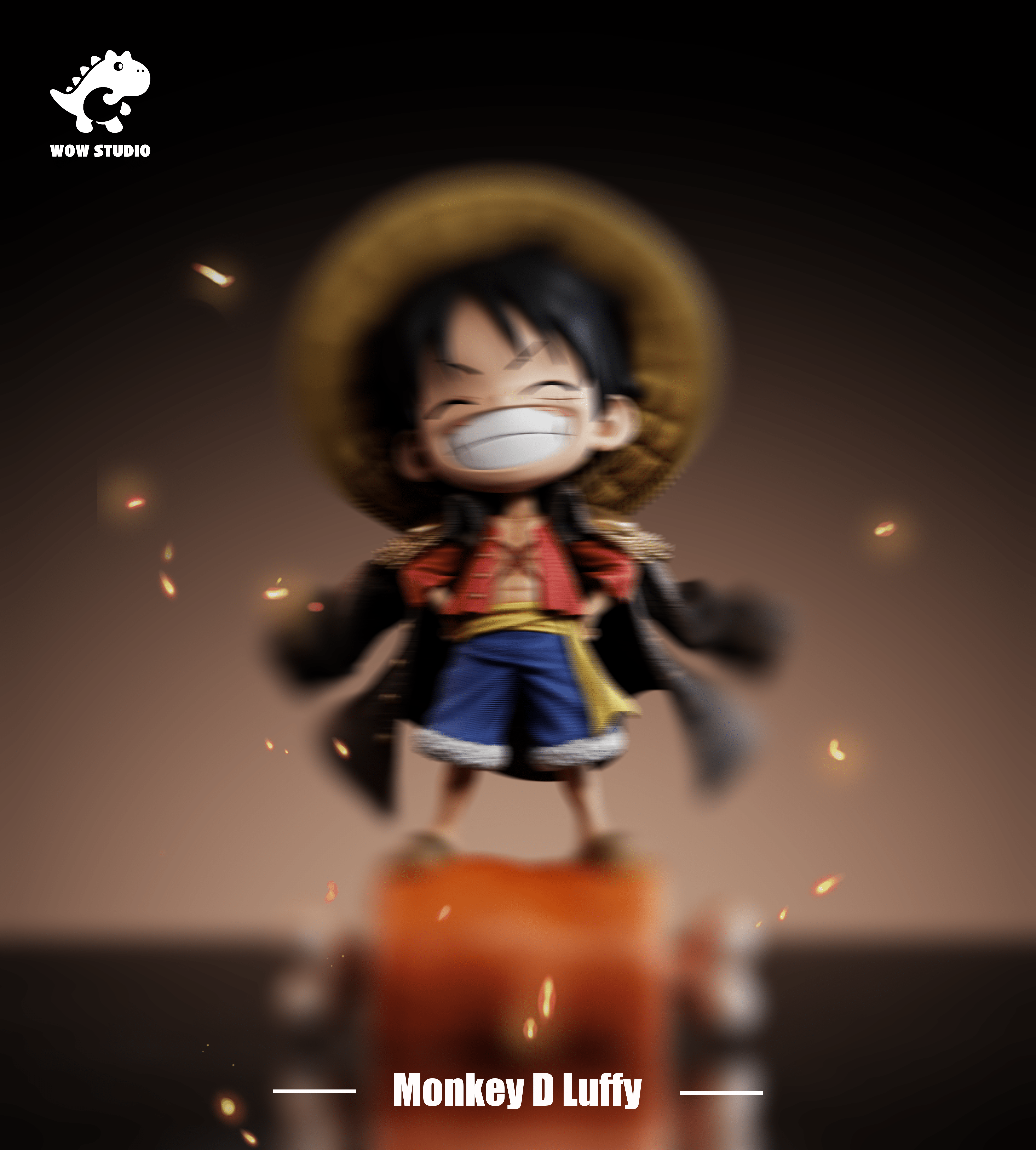WOW Studio - One Piece Pirate Straw Hat Series 1st Release BBQ Little Luffy