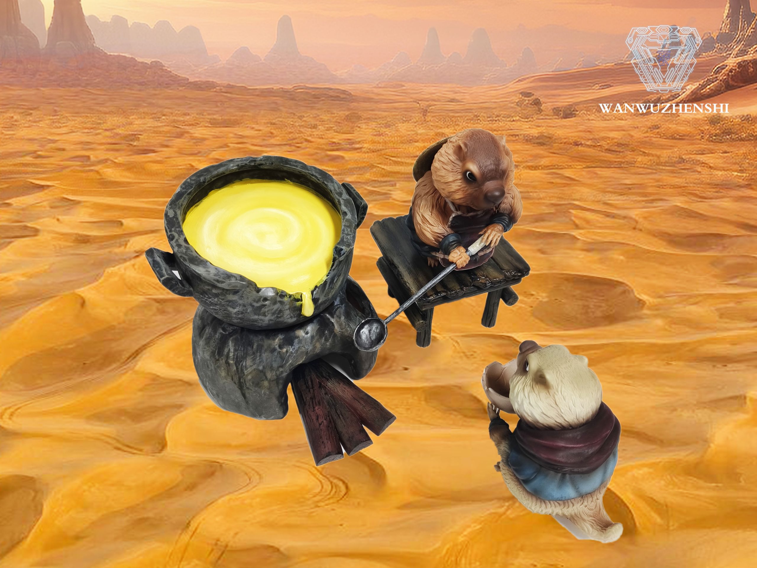 WANWUZHENSHI Studio - Nezha: Birth of the Demon Child Groundhog