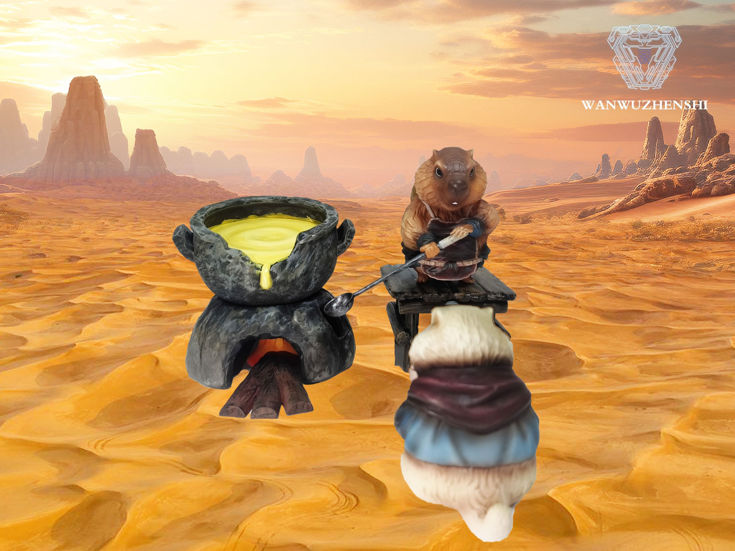 WANWUZHENSHI Studio - Nezha: Birth of the Demon Child Groundhog