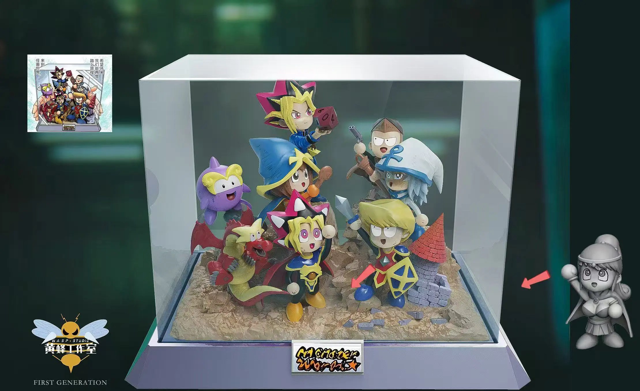 WASP Studio - Yu-Gi-Oh Toon Alligator & Dark Rabbit