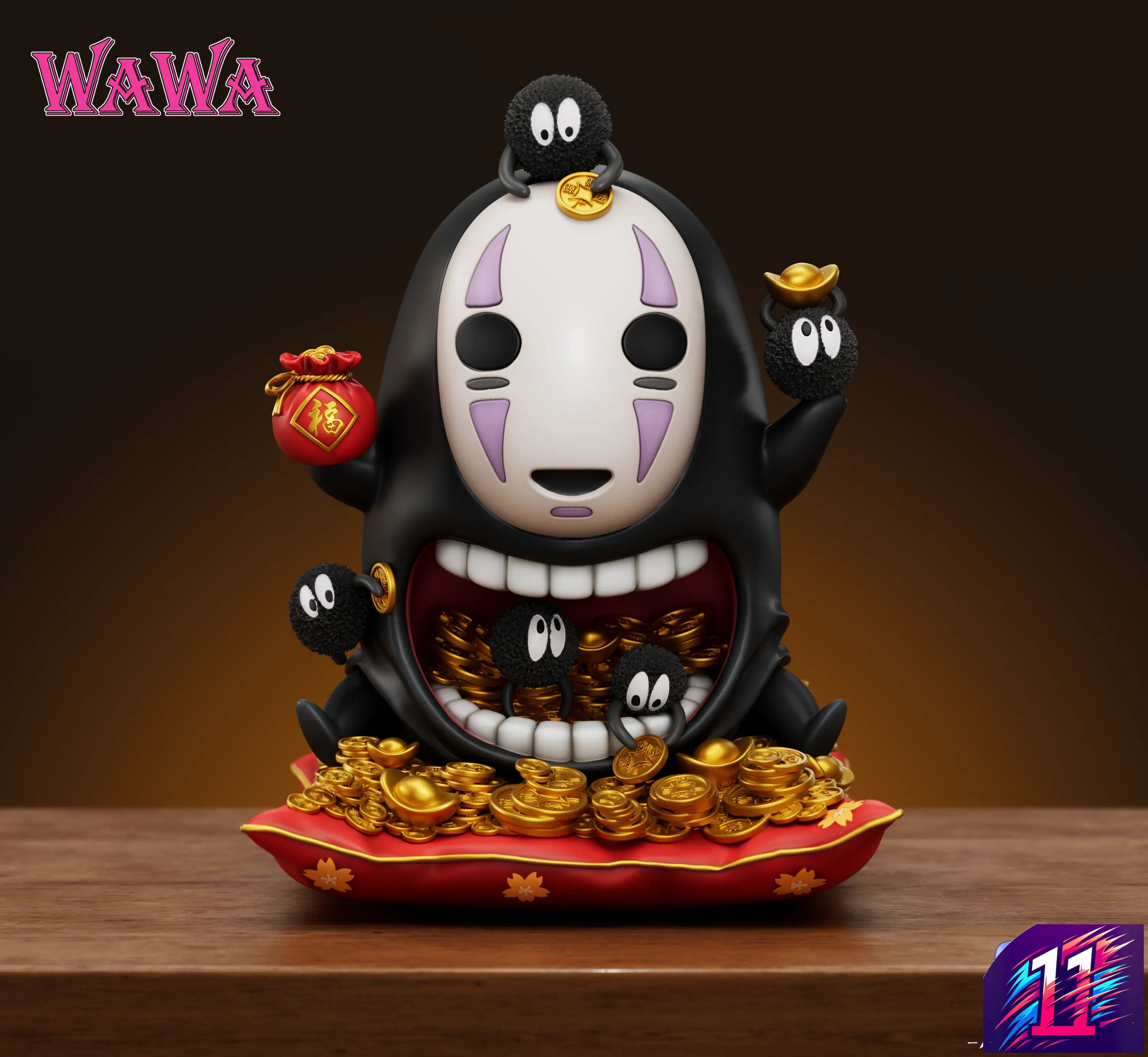 WAWA Studio - No Face Man Lucky Spirited Away