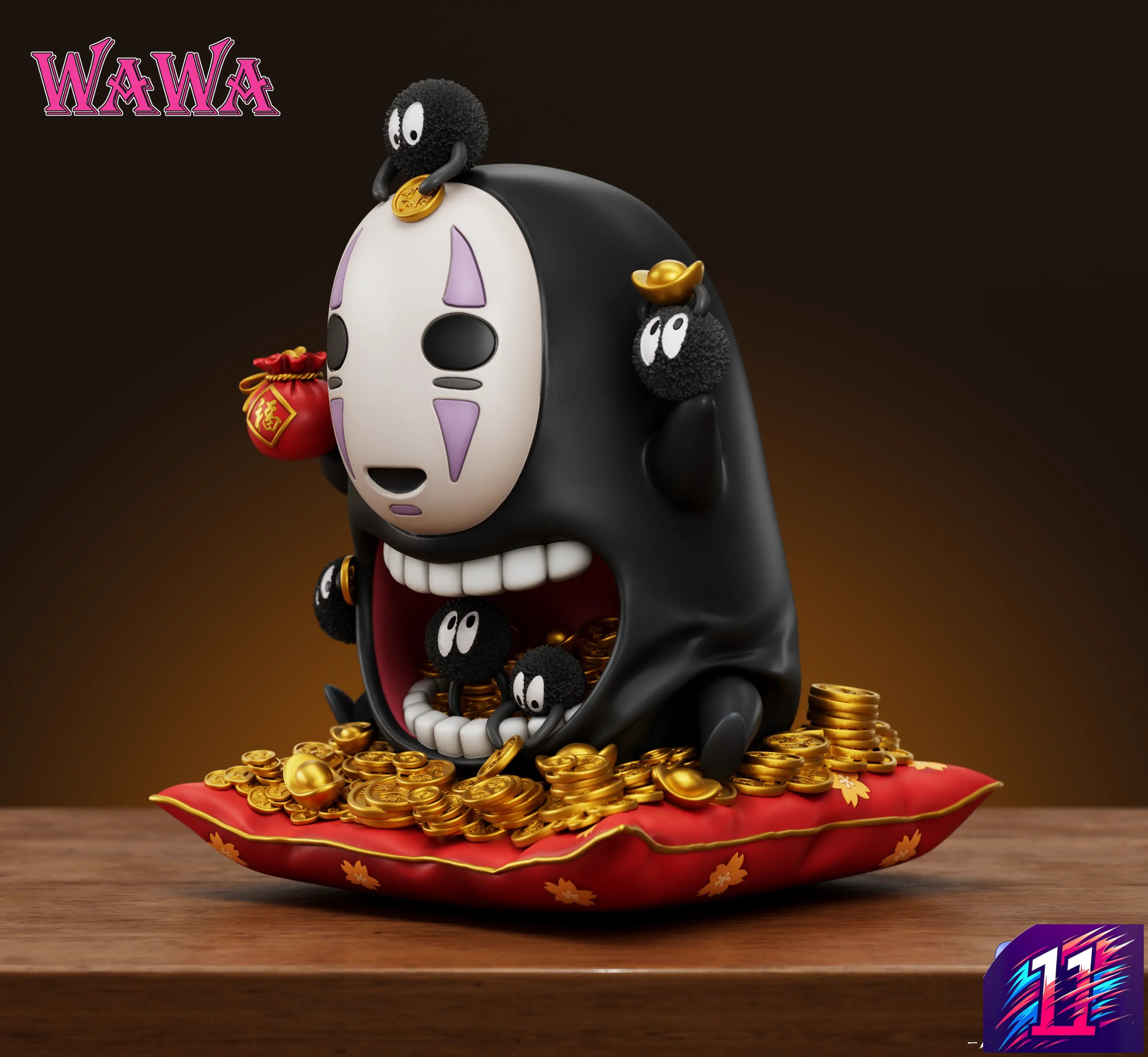 WAWA Studio - No Face Man Lucky Spirited Away