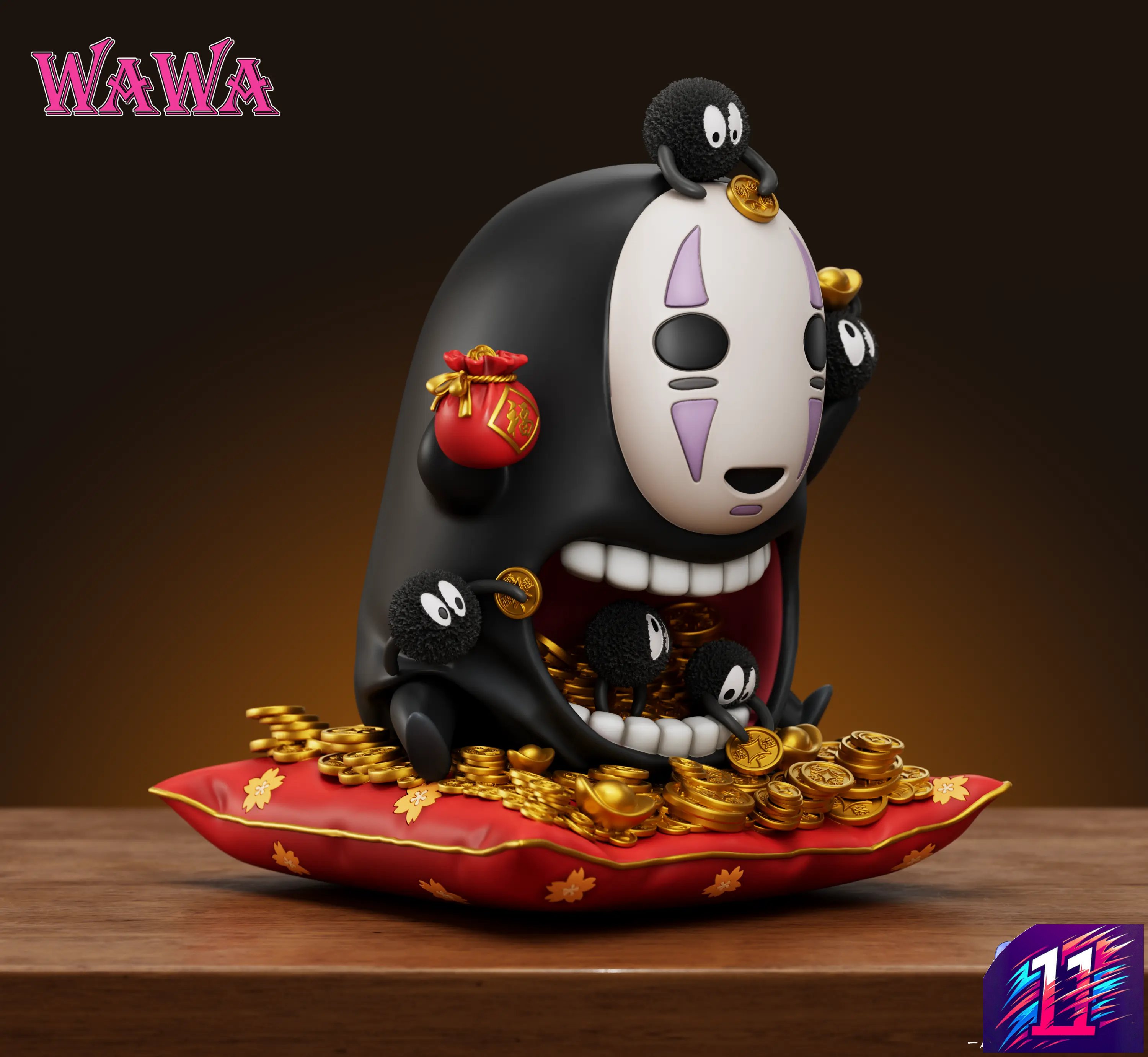 WAWA Studio - No Face Man Lucky Spirited Away