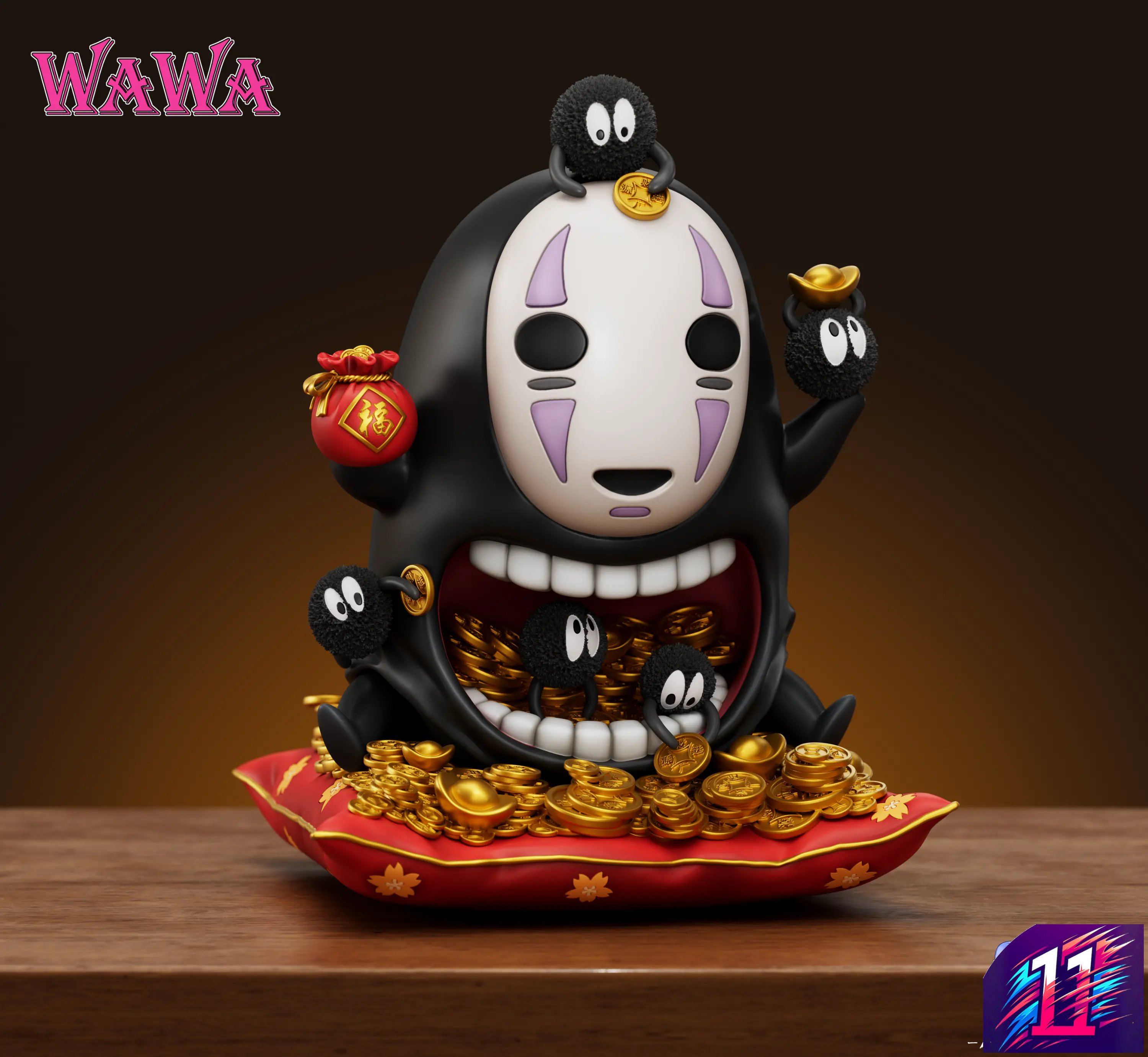 WAWA Studio - No Face Man Lucky Spirited Away