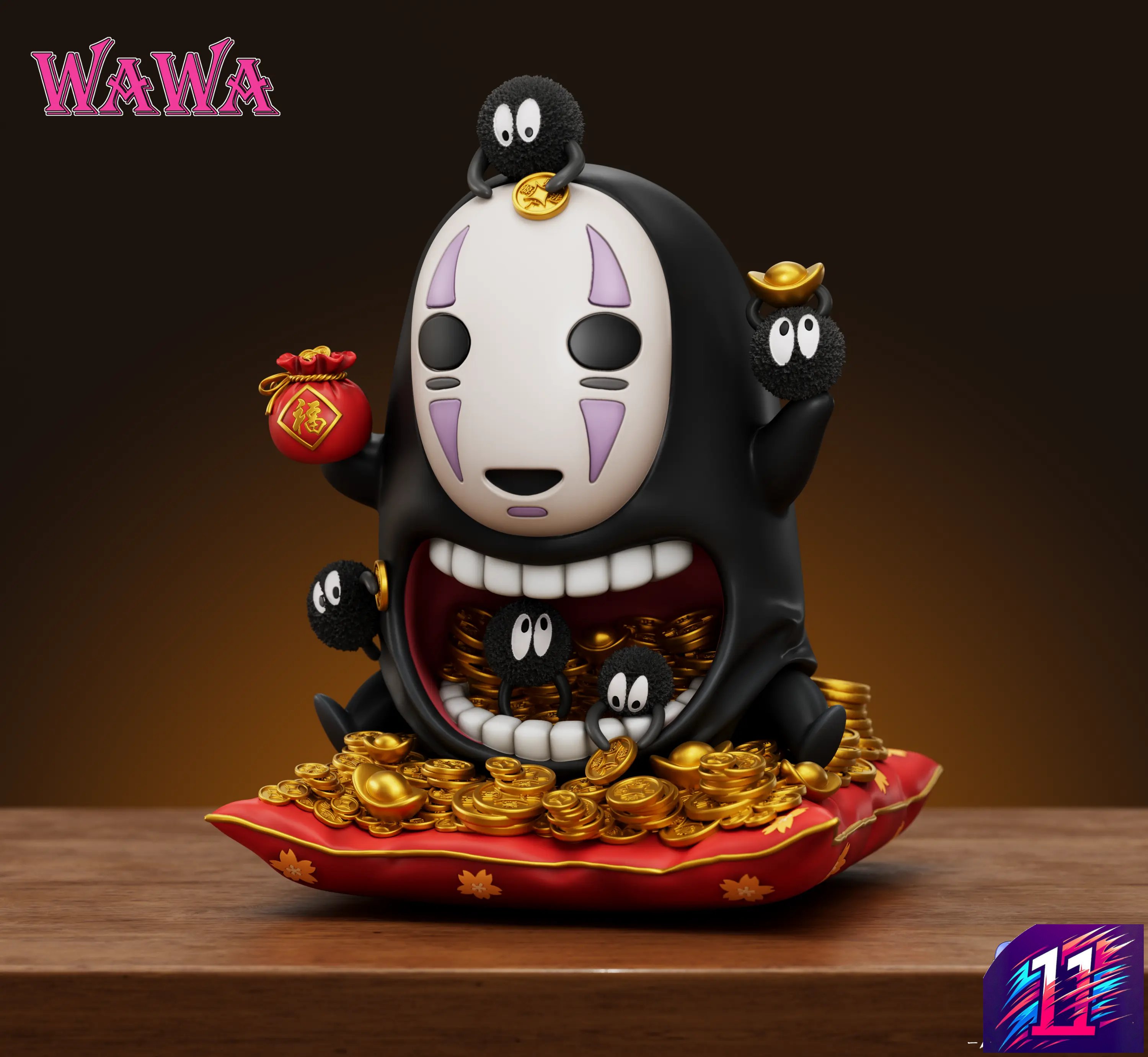 WAWA Studio - No Face Man Lucky Spirited Away