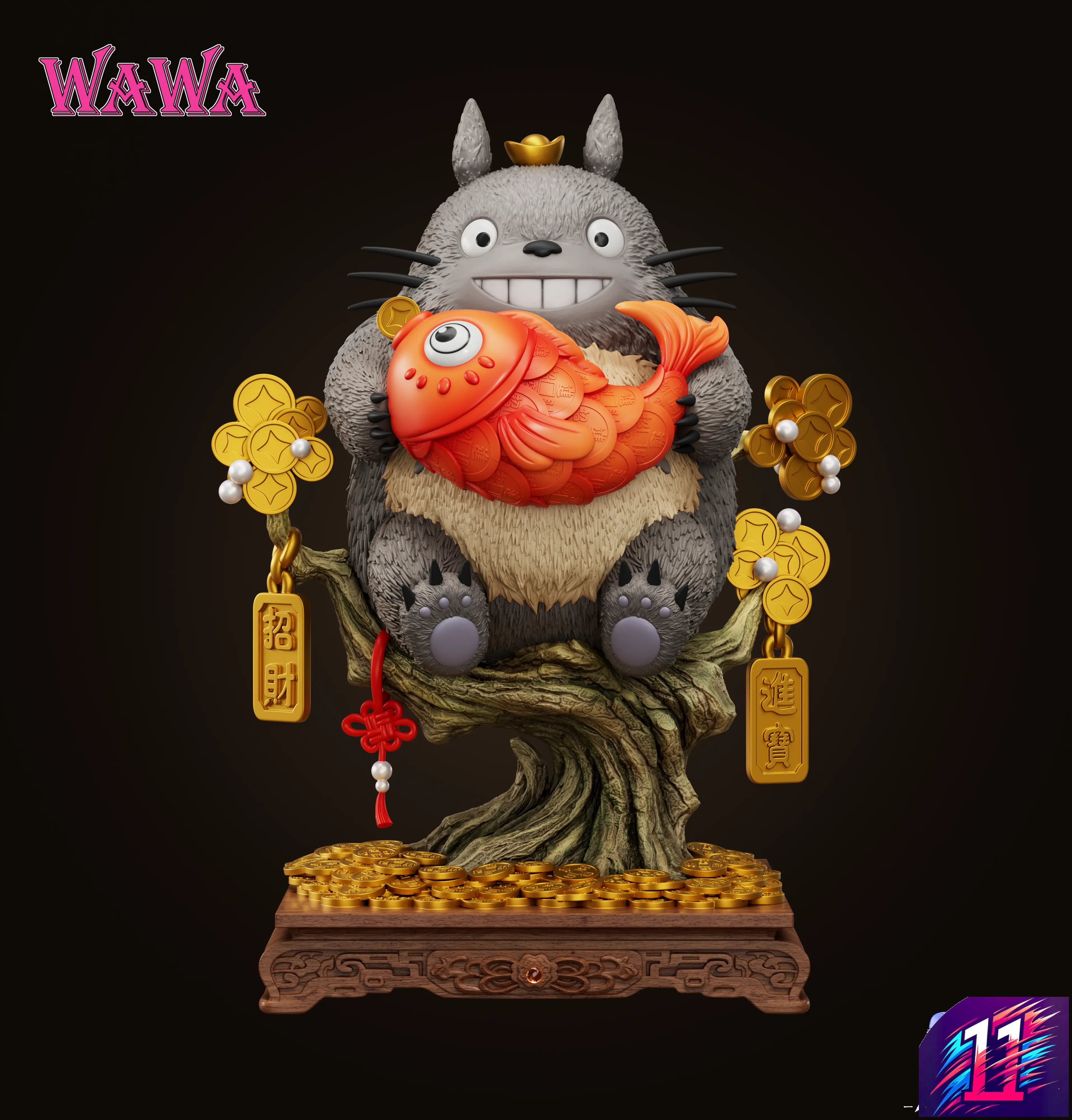 WAWA Studio - Totoro Lucky Charm Series My Neighbor Totoro