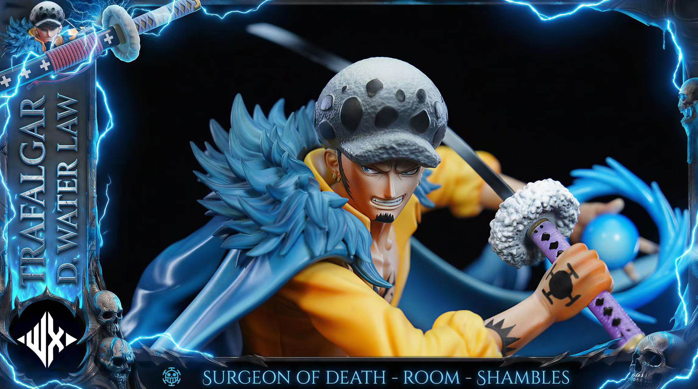 WX Studio - Onigashima Battle Iconic Scene #01 Trafalgar D. Water Law One Piece