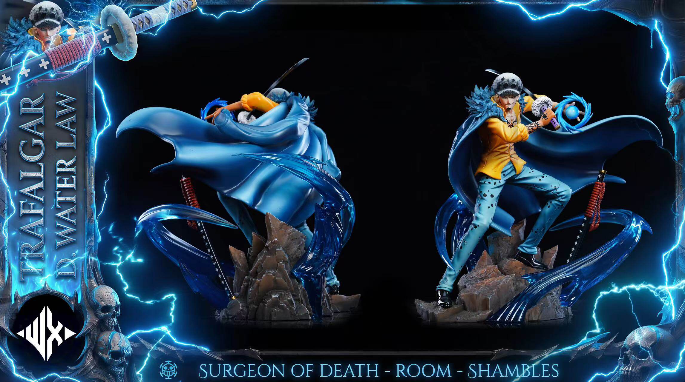 WX Studio - Onigashima Battle Iconic Scene #01 Trafalgar D. Water Law One Piece