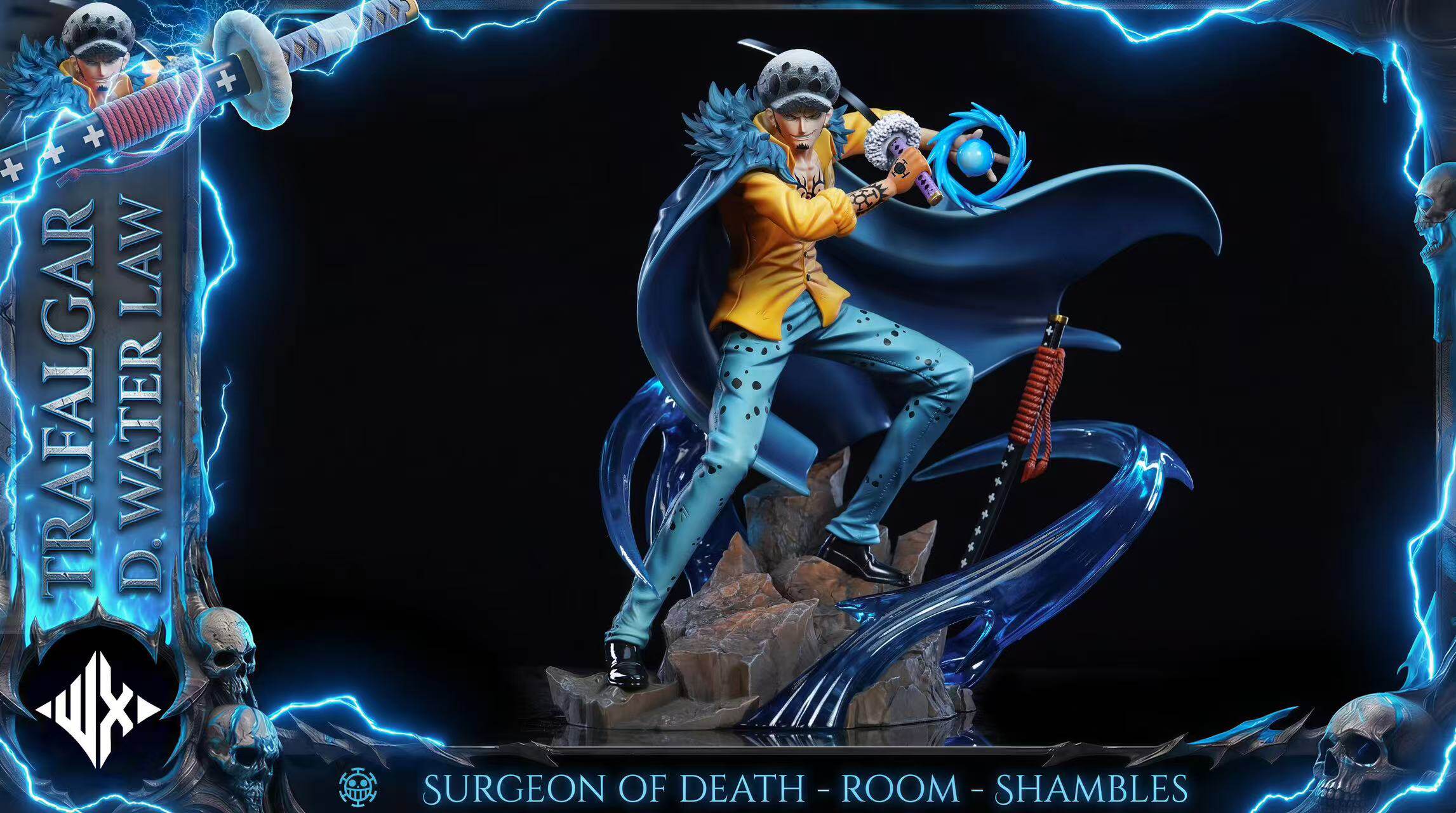 WX Studio - Onigashima Battle Iconic Scene #01 Trafalgar D. Water Law One Piece
