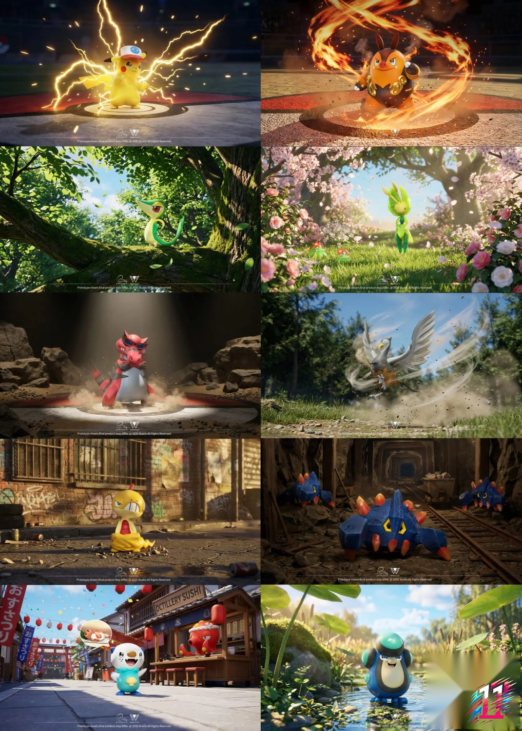 Wonder Studio - Ash Ketchum Team #05 Unova Region Pokémon