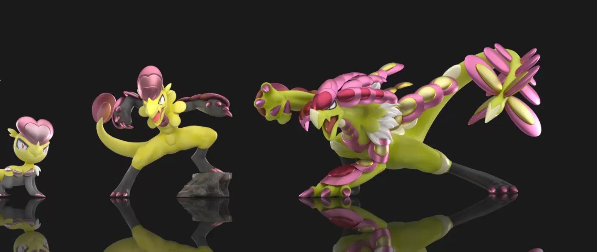 Wonder Studio - Kommo-o Evolution Group Pokémon