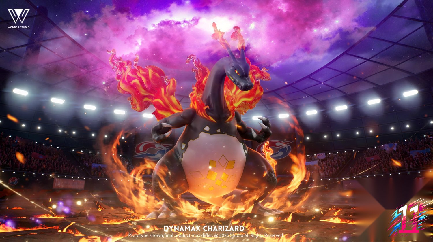 Wonder Studio - Leon%27s Team Dynamax Charizard Pokémon