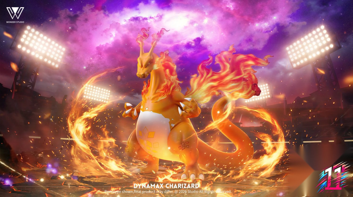 Wonder Studio - Leon%27s Team Dynamax Charizard Pokémon