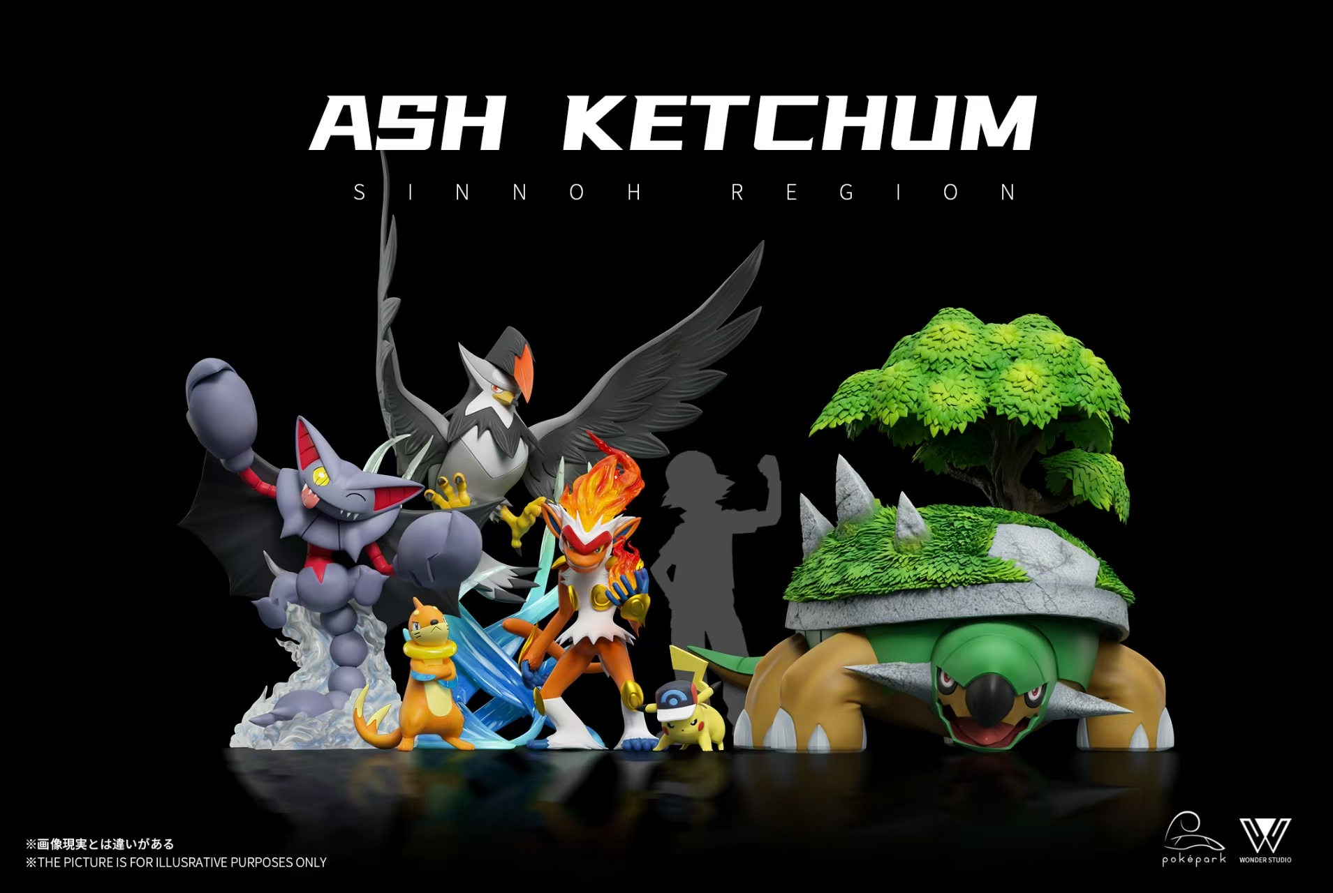 Wonder Studio - Pokémon Ash Ketchum Team #2 Sinnoh Region