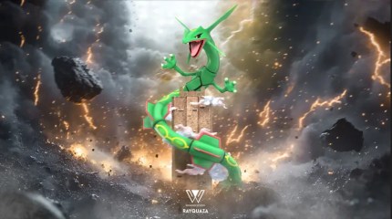 Wonder Studio - Pokémon Hoenn Region Super-ancient Pokémon Rayquaza Wonder Studio - Pokémon Hoenn Region Super-ancient Pokémon Rayquaza