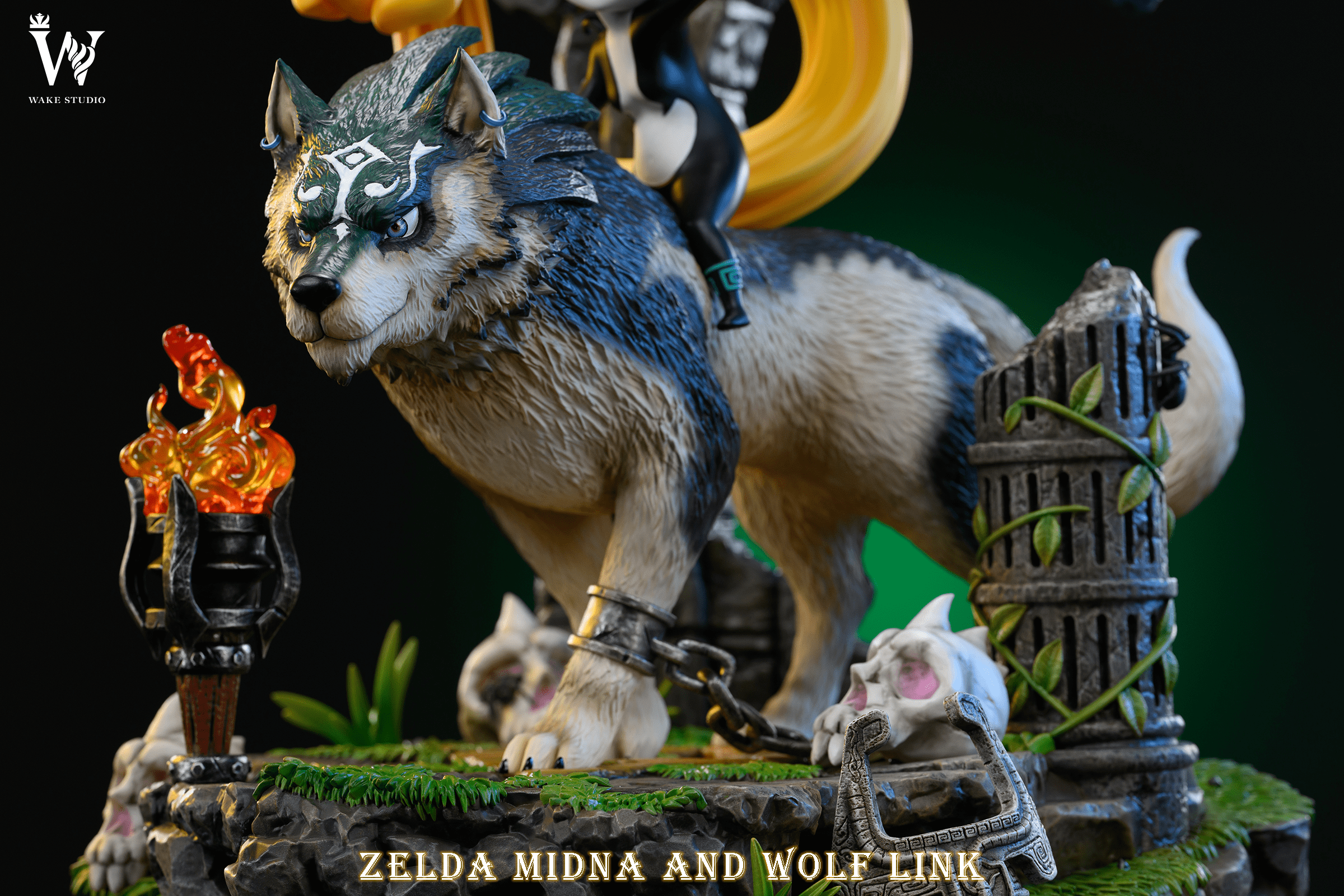 Wake Studio - The Legend of Zelda Wolf link and Epona