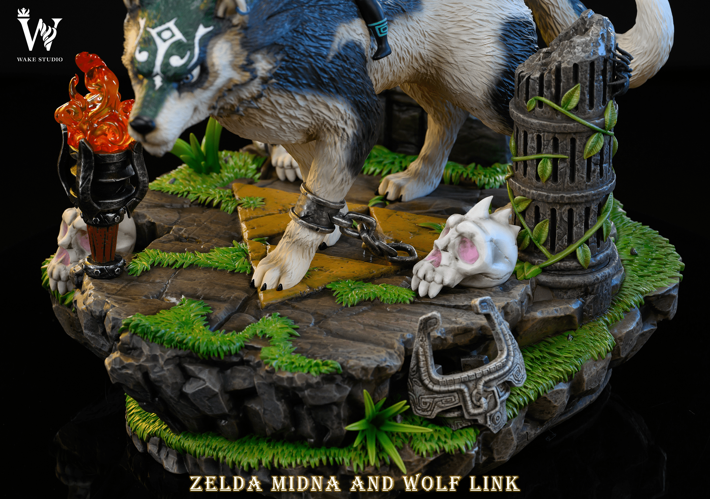 Wake Studio - The Legend of Zelda Wolf link and Epona