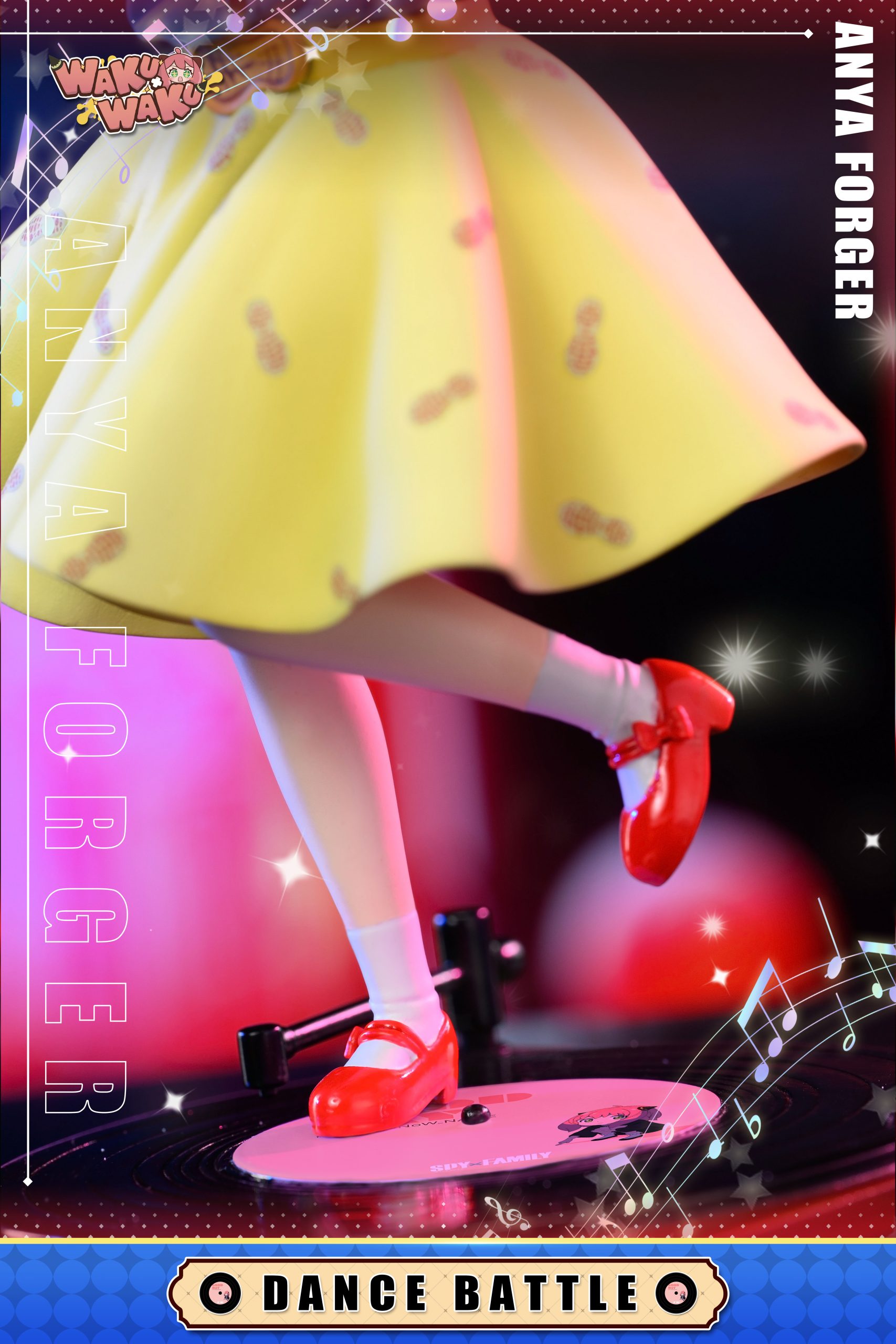 Wakuwaku Studio Spy X Family 016 Pink Girl With Gramophone Anya Forger