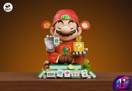 Wan Bei Studio - Mario Fortune-Attracting Figurine Super Mario Wan Bei Studio - Mario Fortune-Attracting Figurine Super Mario