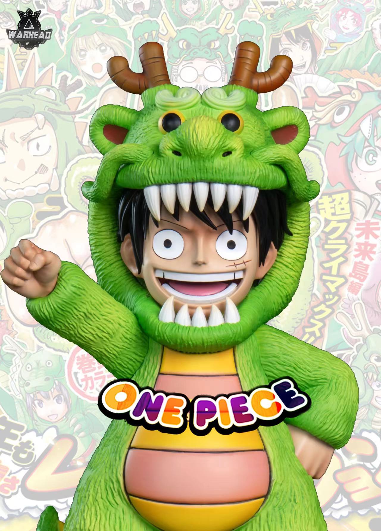 Warhead Studio - One Piece Luffy wearing doll suit cosplay dragon
