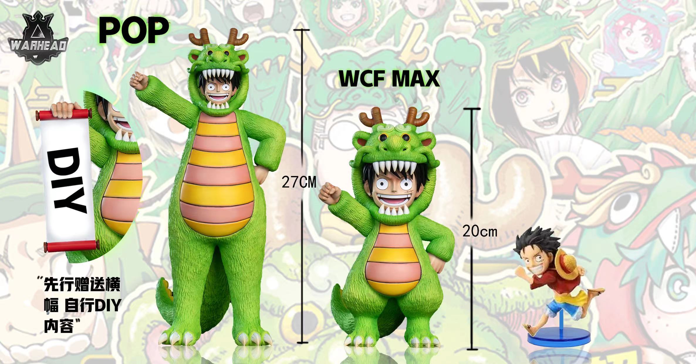 Warhead Studio - One Piece Luffy wearing doll suit cosplay dragon