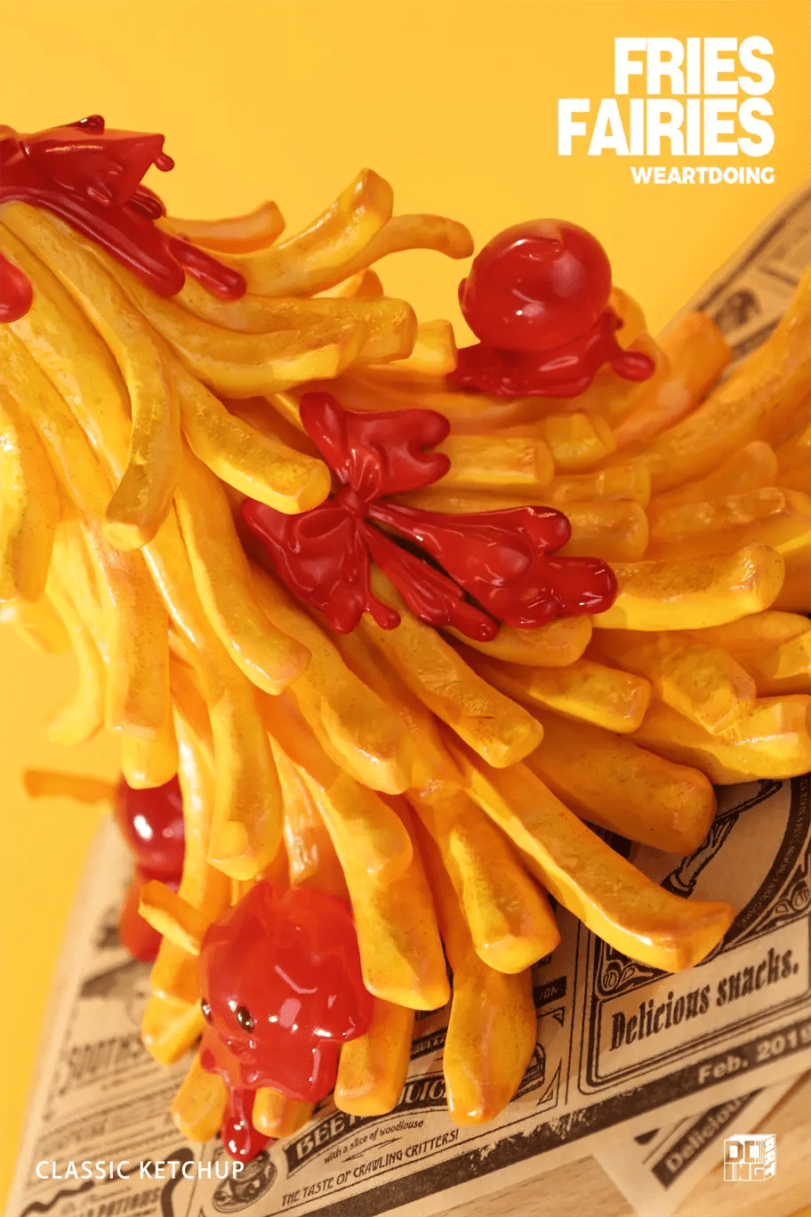 WeArtDoing Studio - Sleeping Beauty-Fries Fairies-Classic Ketchup & Fairies-Wasabi (Licensed)