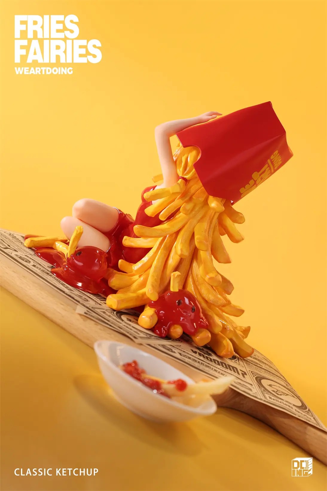 WeArtDoing Studio - Sleeping Beauty-Fries Fairies-Classic Ketchup & Fairies-Wasabi (Licensed)