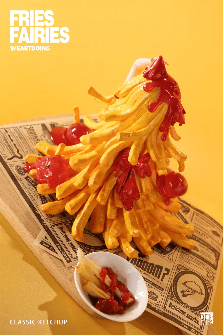 WeArtDoing Studio - Sleeping Beauty-Fries Fairies-Classic Ketchup & Fairies-Wasabi (Licensed)