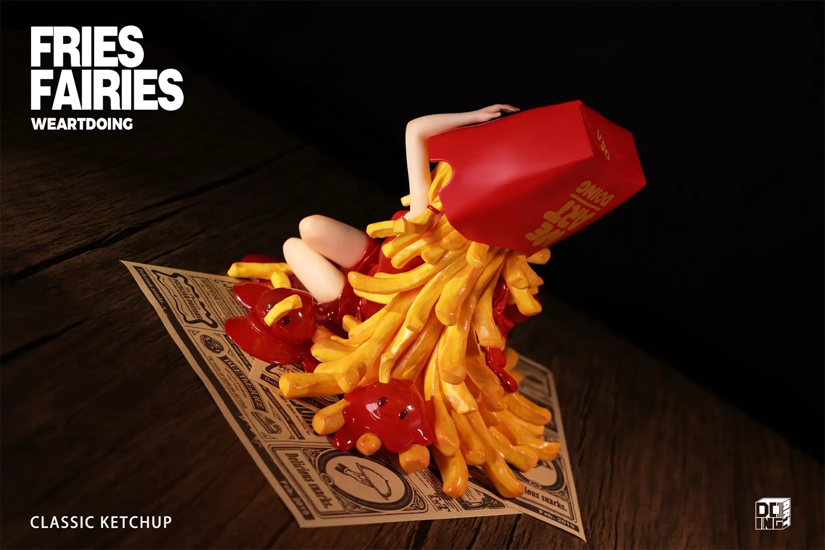 WeArtDoing Studio - Sleeping Beauty-Fries Fairies-Classic Ketchup & Fairies-Wasabi (Licensed)