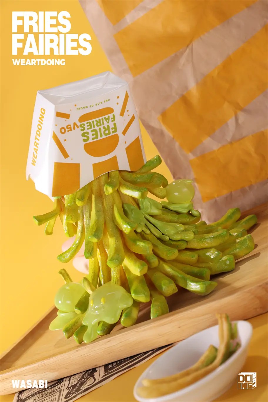 WeArtDoing Studio - Sleeping Beauty-Fries Fairies-Classic Ketchup & Fairies-Wasabi (Licensed)
