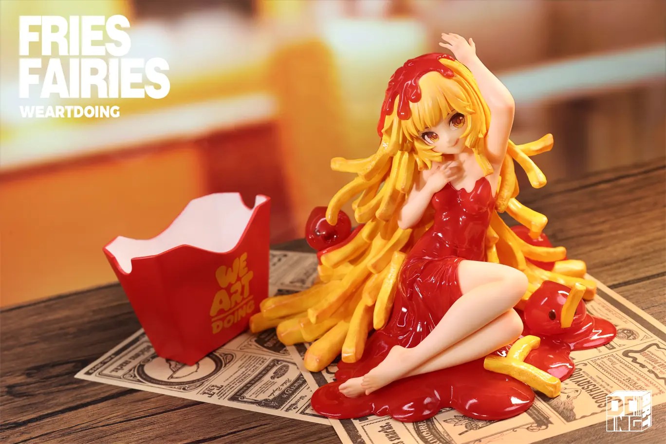 WeArtDoing Studio - Sleeping Beauty-Fries Fairies-Classic Ketchup & Fairies-Wasabi (Licensed)