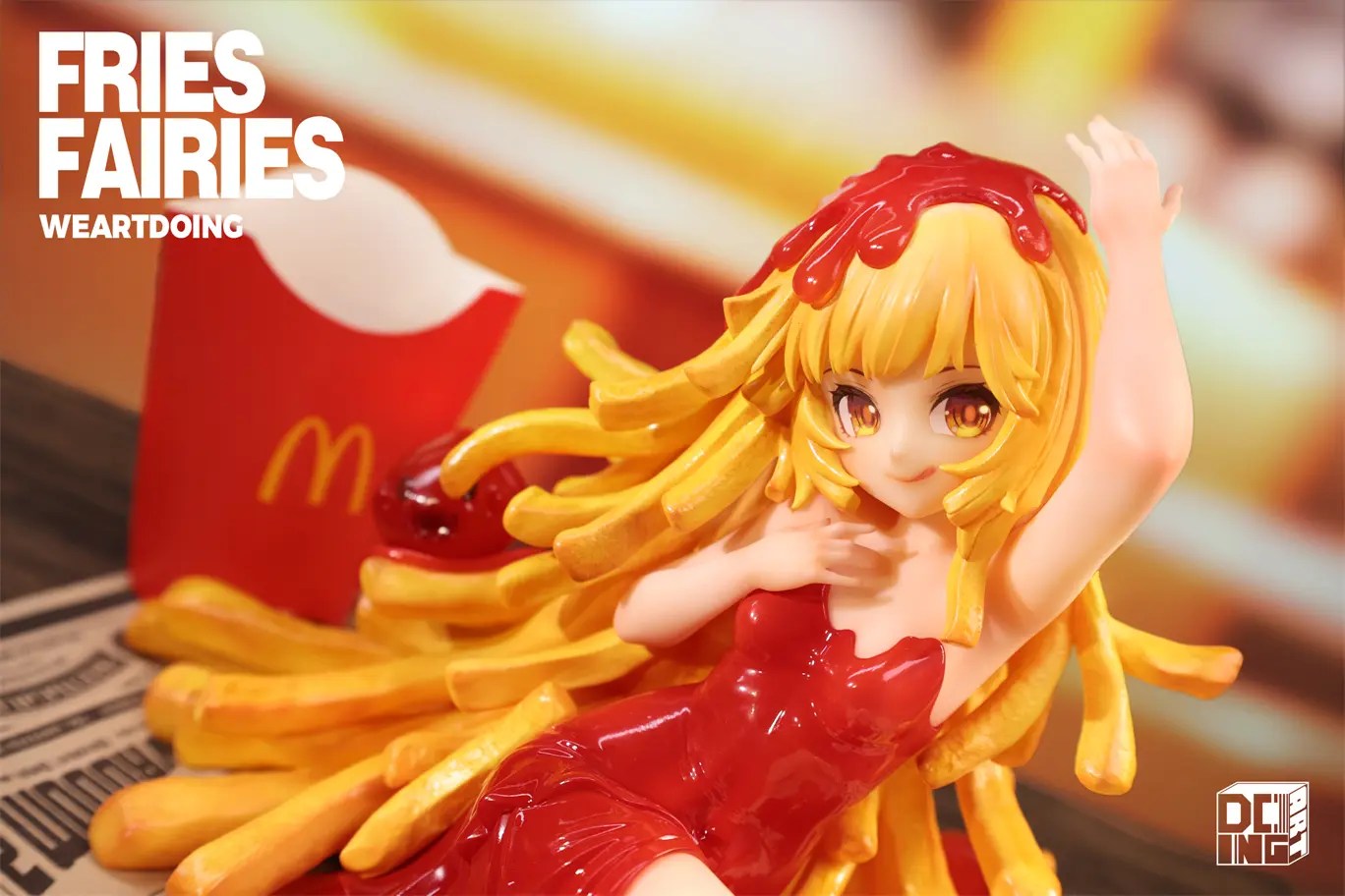 WeArtDoing Studio - Sleeping Beauty-Fries Fairies-Classic Ketchup & Fairies-Wasabi (Licensed)