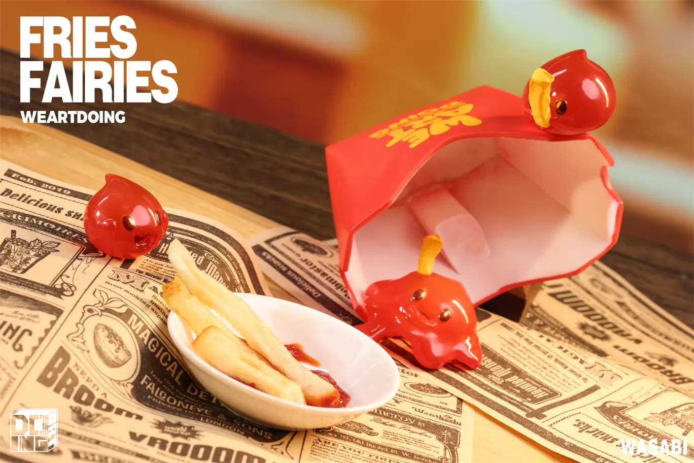 WeArtDoing Studio - Sleeping Beauty-Fries Fairies-Classic Ketchup & Fairies-Wasabi (Licensed)
