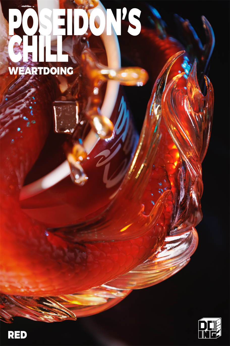 Weartdoing Studio - Original Poseidon%27s Chill-Red & Blue & Orange