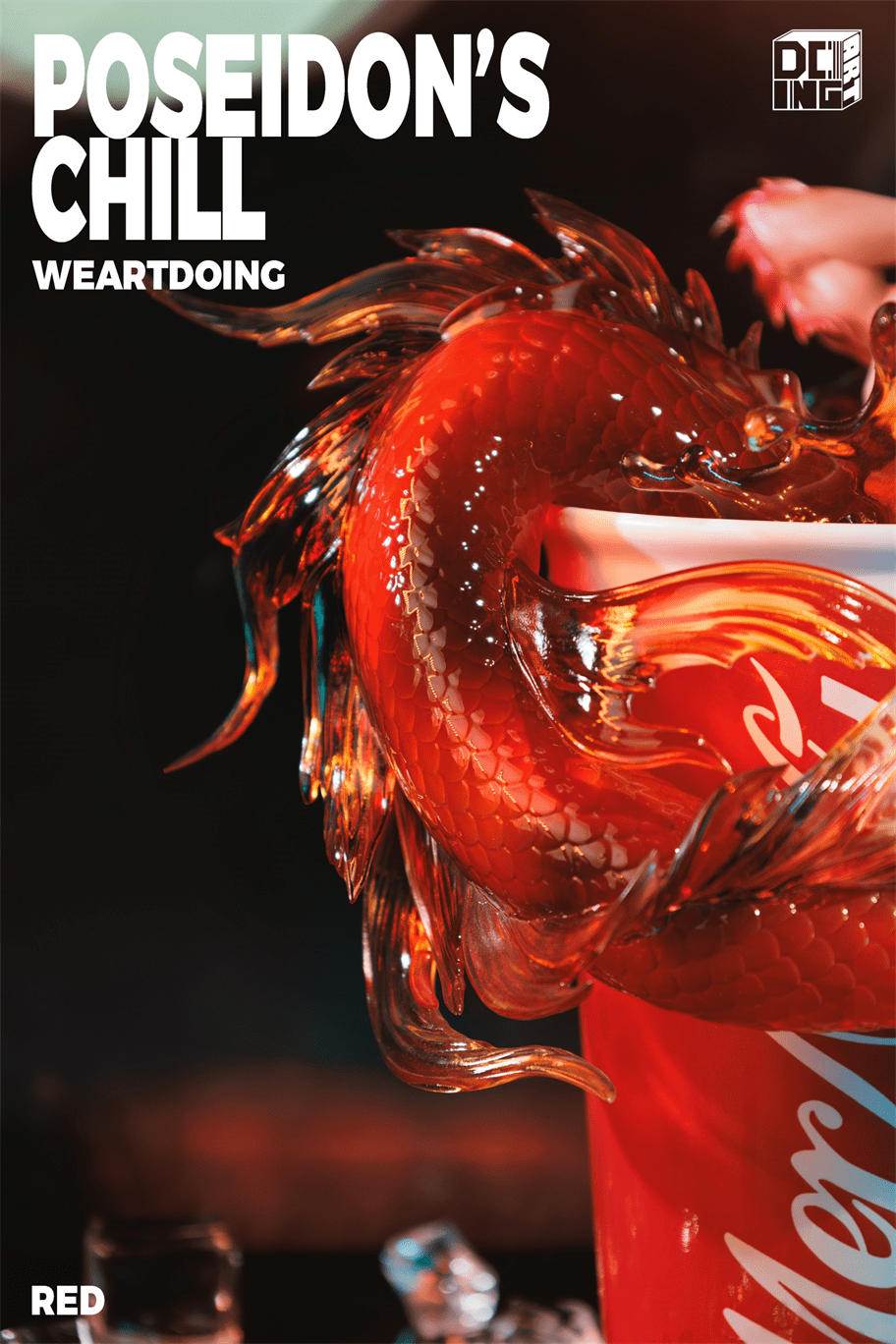 Weartdoing Studio - Original Poseidon%27s Chill-Red & Blue & Orange