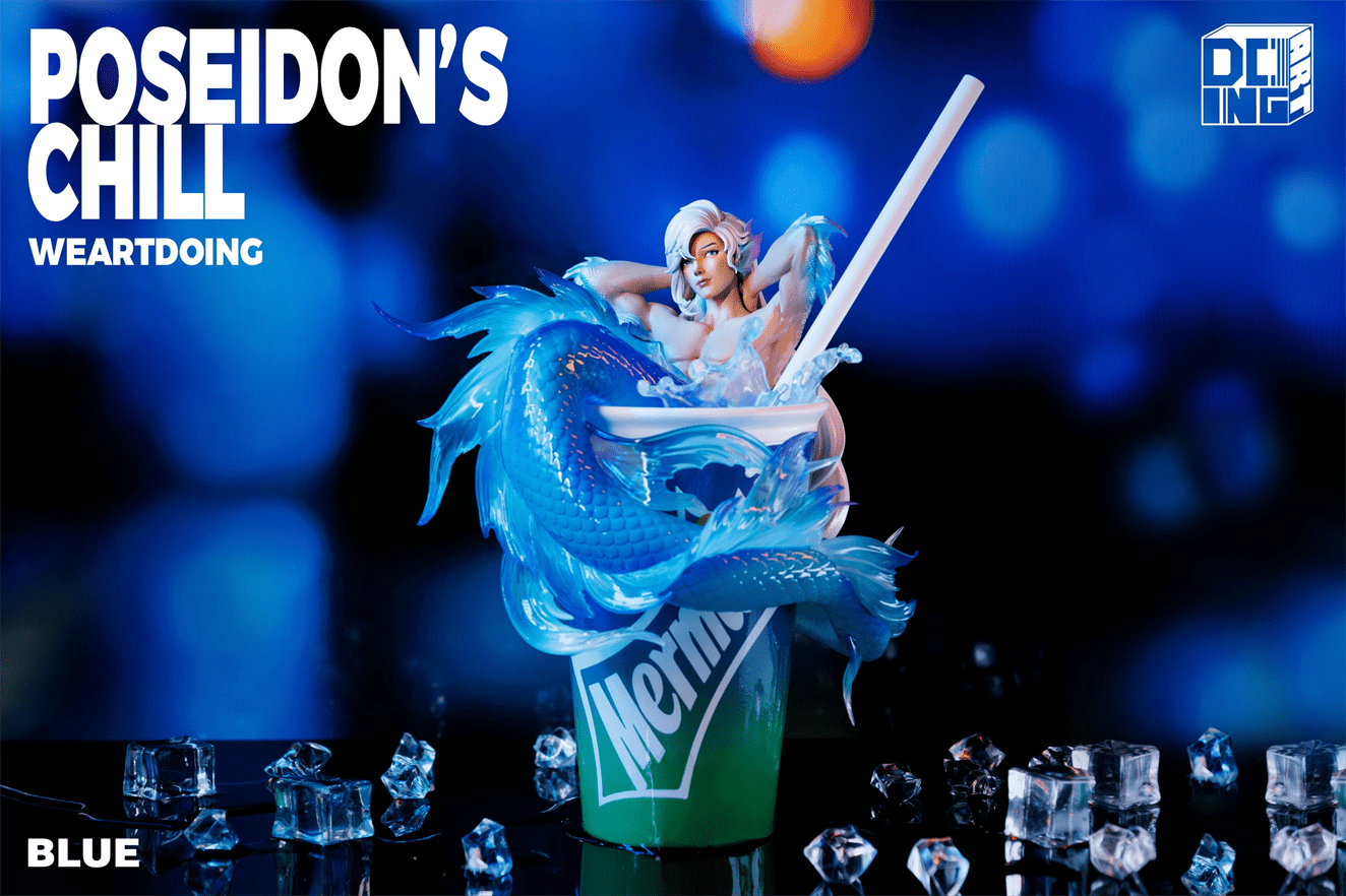 Weartdoing Studio - Original Poseidon%27s Chill-Red & Blue & Orange