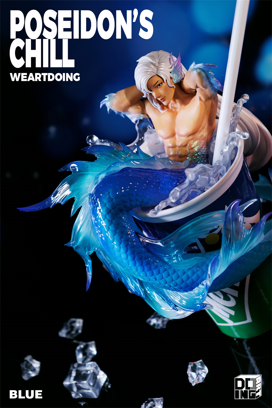 Weartdoing Studio - Original Poseidon%27s Chill-Red & Blue & Orange