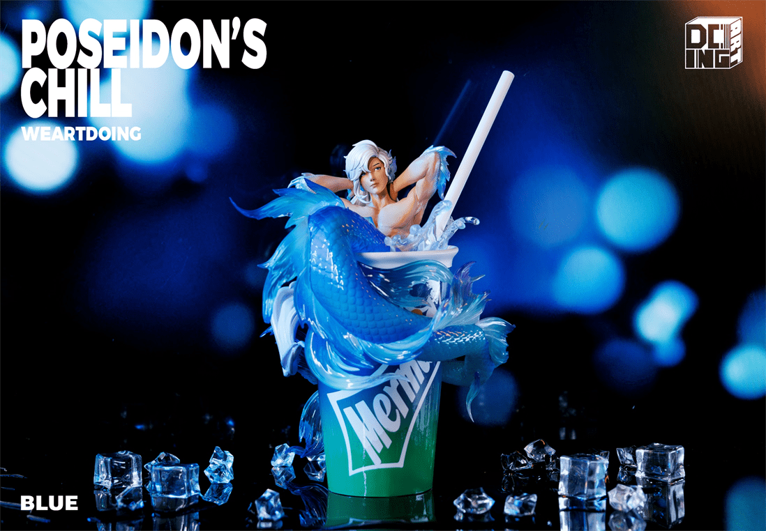 Weartdoing Studio - Original Poseidon%27s Chill-Red & Blue & Orange