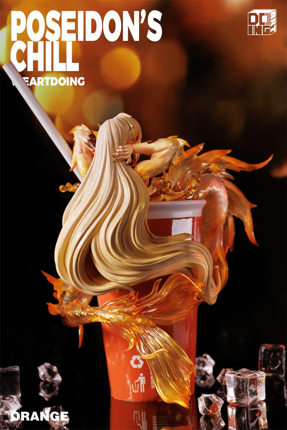 Weartdoing Studio - Original Poseidon%27s Chill-Red & Blue & Orange