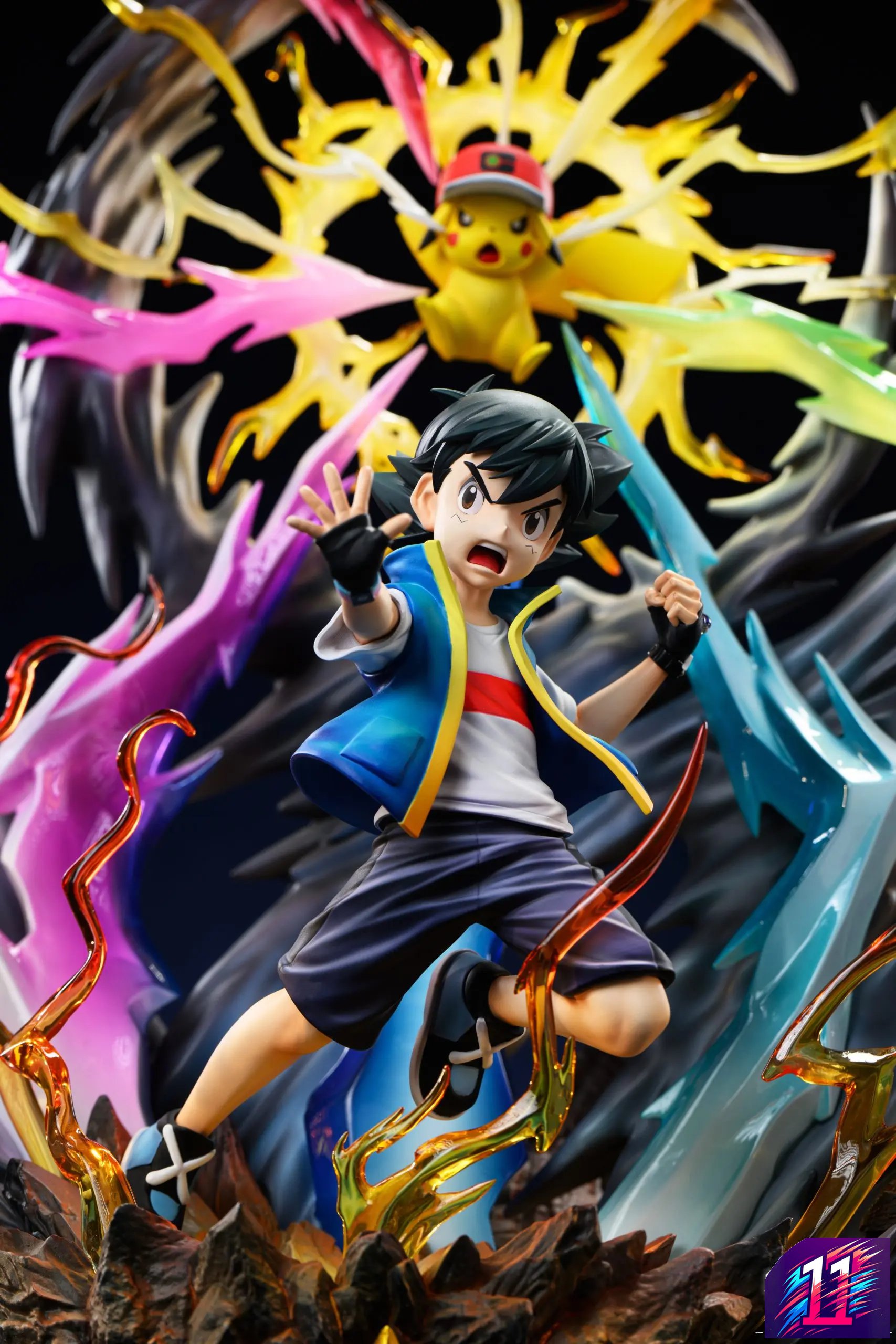 White Noise Studio - Ash Ketchum X Pikachu Pokémon