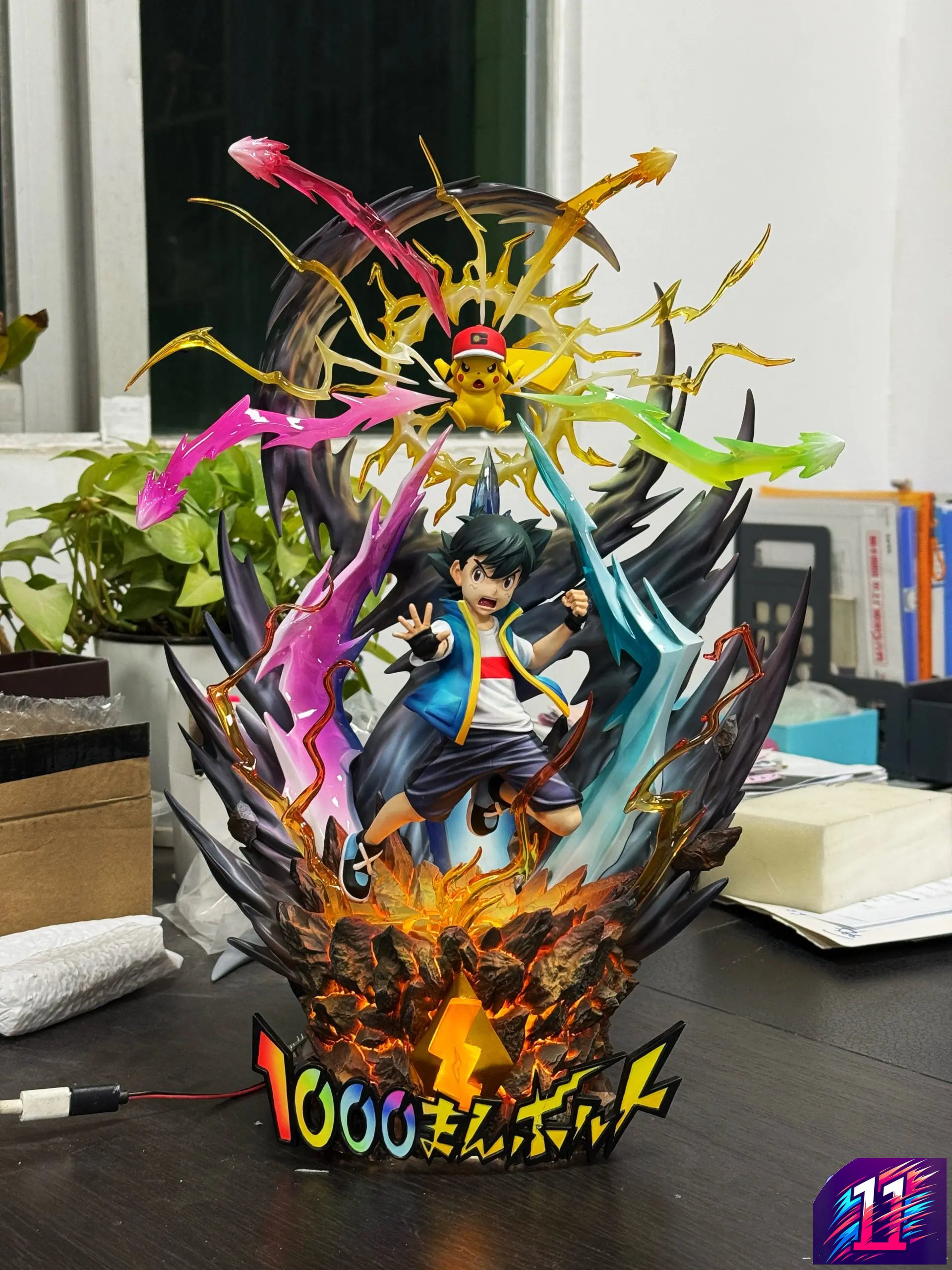 White Noise Studio - Ash Ketchum X Pikachu Pokémon