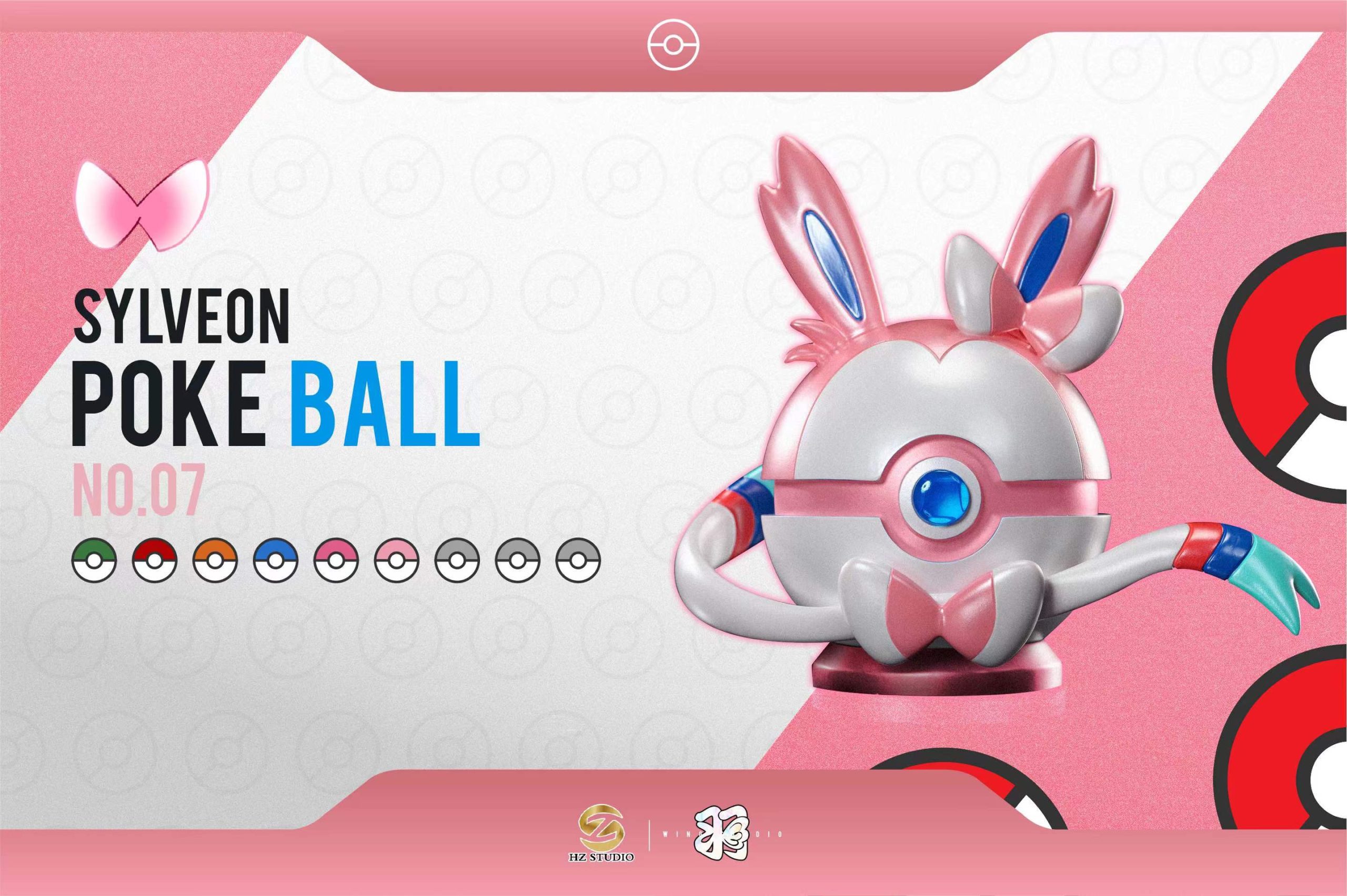 Wing Studio - Pokémon Eevee Poké Ball Series Part 7 Sylveon Poké Ball