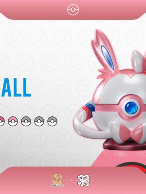 Wing Studio - Pokémon Eevee Poké Ball Series Part 7 Sylveon Poké Ball Wing Studio - Pokémon Eevee Poké Ball Series Part 7 Sylveon Poké Ball