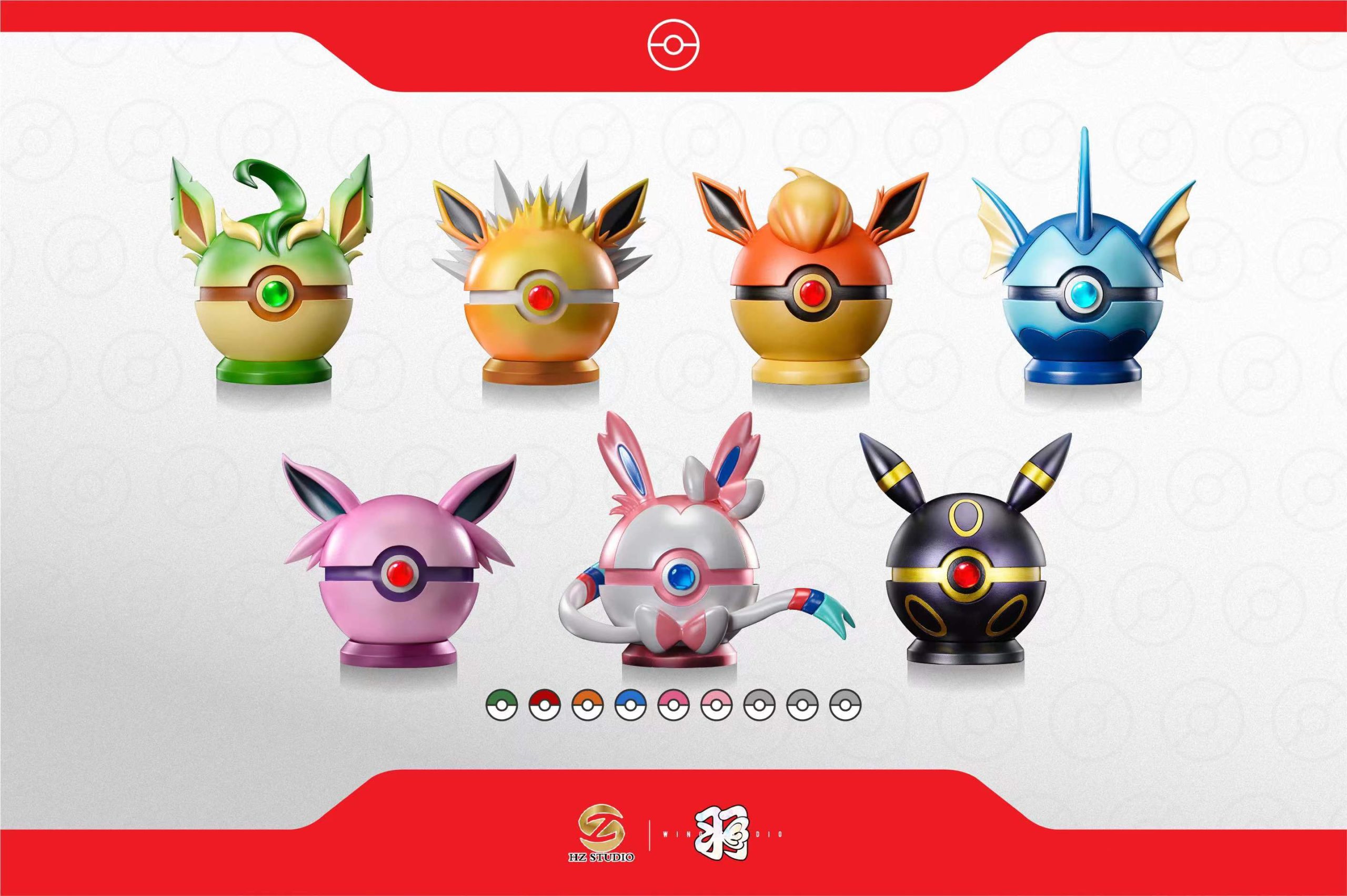 Wing Studio - Pokémon Eevee Poké Ball Series Part 7 Sylveon Poké Ball